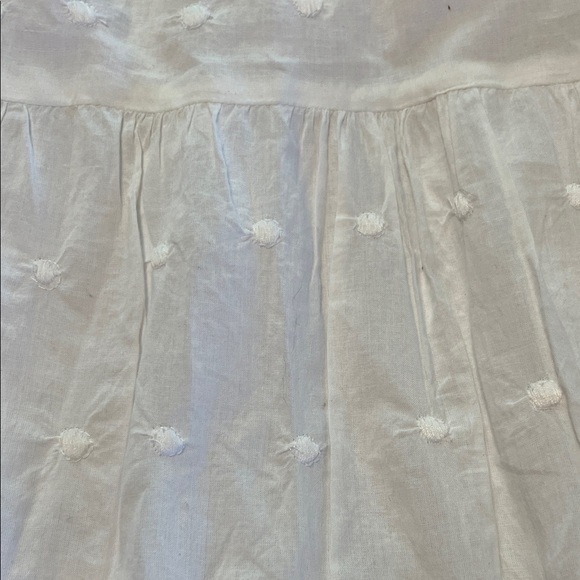 Elegant White Eyelet A-Line Skirt New with tag - Picture 4 of 9